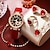 billige Kvartsklokker-6 stk/sett dameklokke luksus rhinestone kvartsklokke vintage star analog armbåndsur &amp; smykkesett gave til mamma henne