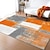 baratos tapetes para sala e quarto-Mandala boêmio laranja tapete de área antiderrapante tapete cabeceira sala quarto interior ao ar livre