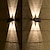 olcso Kültéri falilámpák-napelemes kerítés fel-le világít kültéri vízálló napelemes fali lámpa kert előcsarnok garázs kerítés villa fali udvar karácsonyi dekoráció 1/2db