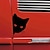 billiga Bildekaler-2st bil svart katt kikar klistermärke rolig vinyldekal bil styling dekoration tillbehör bil exteriör inredning för bil