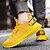cheap Men&#039;s Sneakers-Men&#039;s Sneakers Flyknit Shoes Running Walking Sporty Casual Outdoor Daily Knit Tissage Volant Breathable Height Increasing Lace-up Black Yellow Blue Spring Fall
