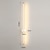 economico Luci da parete-Lampada da parete a led minimalista striscia di metallo lampada da comodino lampada da corridoio 60/90/120cm 3000k applique da parete bianco caldo 110-240v