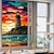 cheap Window Films-Stained Glass Window Film Colorful Retro Window Glass Electrostatic Stickers Removable Window Privacy Stained Decorative Film for Home Office