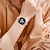 baratos Pulseiras de relógio Fitbit-Pulseira de Smartwatch Compatível com Fitbit Versa 4, Sense 2, Versa 3, Sense Aço Inoxidável Relógio inteligente Alça Feminino Purpurina Cristal Pulseira de joias Substituição Pulseira