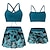 cheap Swimsuits-Mommy and Me Swimsuit Solid Color Graphic Sport Print Black Blue Green Long Sleeve Mommy And Me Outfits Active Matching Outfits