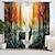 cheap Curtains &amp; Drapes-2 Panels Curtains For Living Room Bedroom, Flowers Curtain Drapes for Bedroom Door Kitchen Window Treatments Thermal Insulated Room Darkening