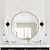 voordelige Wandverlichting voor binnen-led-wandlamp, zwarte wandlamp in Scandinavische stijl met metalen glazen trommelkap, wandverlichting, leeslamp, voor nachtkastje, slaapkamer 110-240v