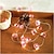 abordables Guirlandes Lumineuses LED-Guirlande lumineuse féerique en forme de cristal rose, 2m, 20led, fil de cuivre, alimenté par batterie, pour noël, fête de mariage, maison, jardin, vacances, décoration intérieure et extérieure