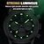 baratos Relógios Quartz-Poedagar relógio masculino de luxo, alta qualidade, à prova d&#039;água, cronógrafo luminoso, relógio de pulso masculino de couro, relógios de quartzo, relógio casual