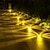 Недорогие Уличные светильники-Наружный настенный светильник водонепроницаемый садовый пейзажный светильник на солнечной энергии вилла стена садовый забор шаг дорожка ландшафтное украшение 1/2 шт.