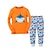 baratos Pijamas-Bébé Para Meninos 2 Peças Conjunto de Pijama P017 P016 P023 Gráfico Desenho Animado Crewneck Primavera Outono Adorável 3-7 anos