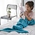 billige Bærbart tæppe-simpelt havfruetæppe havfruehale strikket tæppe til baby personlig babytæpper