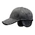 cheap Men&#039;s Hats-Men&#039;s Baseball Cap Winter Hats Black Coffee Terylene Travel Outdoor Vacation Plain Thermal Adjustable Windproof Fashion
