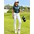 abordables Golf-Femme T-shirt POLO Vert Manche Courte Protection Solaire Top Pois Tenue de golf Vêtements Tenues Porter des vêtements