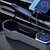 abordables Rangements pour voiture-boîte de rangement pour siège de voiture avec deux ports USB et deux câbles de charge rapide rétractables interface boîte de rangement latérale pour console centrale de voiture