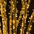 olcso LED szalagfények-karácsonyi lámpafüzér kültéri használatra &amp; beltéri, vízálló led tündérlámpa 8 üzemmóddal, karácsonyfa lámpák csatlakoztathatók ünnepi parti esküvői dekorációhoz