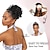 preiswerte Chignons/Haarknoten-Unordentlicher Dutt-Haarteil für Frauen, 70 g, elastischer Kordelzug, lockere Wellen, lockiges Haar, Dutt-Haarteil, Kunsthaar-Dutt-Haarverlängerungen für Frauen, täglicher Gebrauch