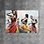 billige Personmalerier-dansende afrikanske jenter lerret kvinne lerret håndmalt kunst abstrakt maleri håndlaget husgave til gårdshus veggdekor veggkunst danser rullet lerret uten ramme
