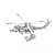 abordables Puzles-Aipin ensamblaje de metal modelo diy rompecabezas 3d avión helicóptero de combate f22 boeing 747 avión de pasajeros