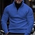 cheap Men&#039;s Pullover Sweater-Men&#039;s Pullover Sweater Jumper Knit Sweater Ribbed Knit Regular Knitted Plain Quarter Zip Keep Warm Modern Contemporary Daily Wear Going out Clothing Apparel Fall Winter Black White S M L