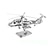 cheap Jigsaw Puzzles-Aipin Metal Assembly Model DIY 3D Puzzle Aircraft Fighter Helicopter F22 Boeing 747 Passenger Aircraft