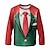 cheap Boy&#039;s 3D T-shirts-Boys 3D Bow tie Tee Shirt Long Sleeve 3D Print Fall Winter Sports Fashion Streetwear Polyester Kids 3-12 Years Crew Neck Outdoor Casual Daily Regular Fit