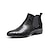 cheap Chelsea Boots-Men&#039;s Boots Chelsea Boots Dress Shoes Plus Size Casual British Christmas Xmas Daily PU Comfortable Slip Resistant Booties / Ankle Boots Slip-on Black Red Green Fall Winter