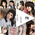 preiswerte Historische Perücken-Moderne kurze zerzauste Mullet-Perücke für Frauen 80er Mullet-Perücke Pixie Cut Perücke mit Pony synthetische natürliche Fake-blonde Haarersatzperücken mit weißen Strähnen 14 Zoll Mullet-Haarschnitt