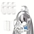Недорогие Хранение на кухне-1 шт. вешалка для держателя шланга маски с функцией защиты от расцепления, вешалка для шланга cpap, органайзер для трубок и крючок для оголовья cpap, комбинированный для предотвращения переплетения трубки от утечек