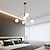 economico Modello sputnik-att nero sputnik lampadario 5 luci lampadario della metà del secolo lampada moderna industriale illuminazione a sospensione a soffitto per cucina sala da pranzo soggiorno camera da letto 110-240v