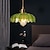 Недорогие Островные огни-светодиодный подвесной светильник, современный прикроватный светильник, металлическое стекло, столовая, бар, металлический гальванический шнур, регулируемый 110-240 В