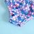 baratos Roupa de natação-Bébé Para Meninas roupa de banho Ao ar livre Gráfico Ativo Cordões Fatos de banho 3-7 anos Verão Roxo