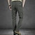 cheap Cargo Pants-Men&#039;s Cargo Pants Cargo Trousers Embroidered Elastic Waist Solid Color Ripstop Breathable Work Streetwear Stylish Casual Black Army Green