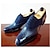 ieftine Oxfords Bărbați-Bărbați Oxfords Bullock Pantofi Plimbare Casual Zilnic PU Comfortabil Cizme / Cizme la Gleznă Loafer Negru Maro Primăvară Toamnă
