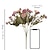 voordelige Kunstbloemen-1 st retro pioenhortensia plastic bloemstukken - perfecte binnendecoratie en moederdag-/verjaardagscadeaus kerstcadeau