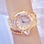 cheap Quartz Watches-Wrist Watch Quartz Watch for Women Full Diamond Crystal Analog Quartz Glitter Fashion Luxury Bling Rhinestone Bracelet Stainless Steel