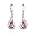 cheap Earrings-Women&#039;s Zircon Drop Earrings Fine Jewelry Classic Precious Personalized Stylish Silver Earrings Jewelry Gold / White For Gift Festival 1 Pair