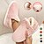 cheap Women&#039;s Slippers &amp; Flip-Flops-Women&#039;s Slippers Fuzzy Slippers Fluffy Slippers House Slippers Warm Slippers Home Daily Solid Color Winter Flat Heel Open Toe Fashion Casual Minimalism Microfiber Elastic Fabric Loafer Pink Navy Blue