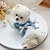 billiga Kläder och accessoarer-Hund Katt Klänningar söt stil Ledigt Vinter Andningsfunktion Mjuk Tvättbar Bekväm Jul Utomhus Ledigt / vardag Hundkläder for Bichon Frisé Pommeran valpen eller det lilla husdjuret Fjäril Small