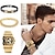 cheap Quartz Watches-3pcs/set  Luxury Gold Hip Hop Bracelets Men&#039;s Quartz Watch Stainless Steel Sports Big Dial with Calendar Wristwatch Gift Set for Dad