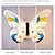 billige Vegglys-mid-century butterfly vegglamper 8w led nattbordslampe lysarmatur med akrylskjerm dimming forfengelighetsbelysning metall veggmonterte lamper for soverom gang 110-240v