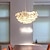 baratos Design de Lanterna-Lâmpadas pendentes modernas LED candelabro de cristal rosa design cozinha sala de jantar quarto lâmpada pendurada 110-240V