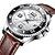 baratos Relógios Quartz-Masculino Relógios de Quartzo minimalista Esportivo Negócio Relógio de Pulso Luminoso IMPERMEÁVEL Aço Inoxidável Couro Assista