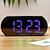 cheap Radios and Clocks-Smart Digital Alarm Clock with LED Display and USB Charging - Perfect for Students and Desktop Use