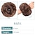 cheap Chignons-Messy Hair Bun Hair Wavy Curly Scrunchies Ponytail Extension Synthetic Extension Chignon for Women Updo Daily 1PCS