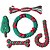 voordelige Hondenspeeltjes-kerst huisdier katoenen touw speelgoed kruk tandenpoetsen hond bijtring speelgoed bijtvast touw knoop hondenspeelgoed set
