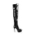cheap Platform Boots-Women&#039;s Boots Stripper Boots Sexy Boots Heel Boots Party Club Solid Color Over The Knee Boots Thigh High Boots Winter Buckle Platform Stiletto Heel Round Toe Fashion Sexy Faux Leather Patent Leather