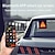 tanie Oświetlenie wnętrza samochodu-Starfire tylna szyba samochodu LED wyświetlacz samochodowy aplikacja Bluetooth kolorowy wyświetlacz atmosfera pulpitu dekoracja zegar ekran pikselowy