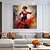 cheap People &amp; Portrait Paintings-Spanish Dancer Oil Painting Hand Painted High Quality Flamenco Dancer Oil Painting On Canvas for Wall Decoration No Frame
