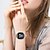 baratos Pulseiras de relógio Fitbit-Pulseira de Smartwatch Compatível com Fitbit Versa 4, Sense 2, Versa 3, Sense Aço Inoxidável Relógio inteligente Alça Feminino Purpurina Cristal Pulseira de joias Substituição Pulseira